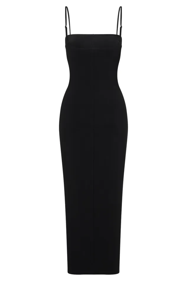 Women Meshki Dresses Delia Crepe Maxi Dress 8211 Black