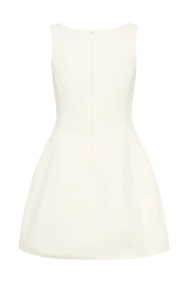 Women Meshki Dresses Evanna Sleeveless Suiting Mini Dress 8211 Ivory