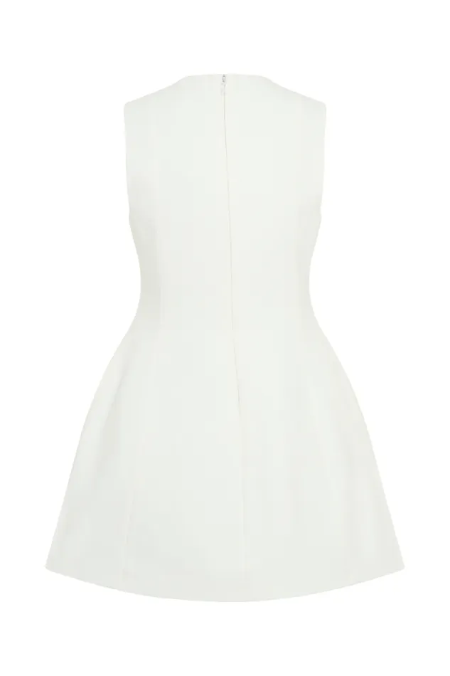 Women Meshki Dresses Winona Suiting Mini Dress With Cut Out 8211 White