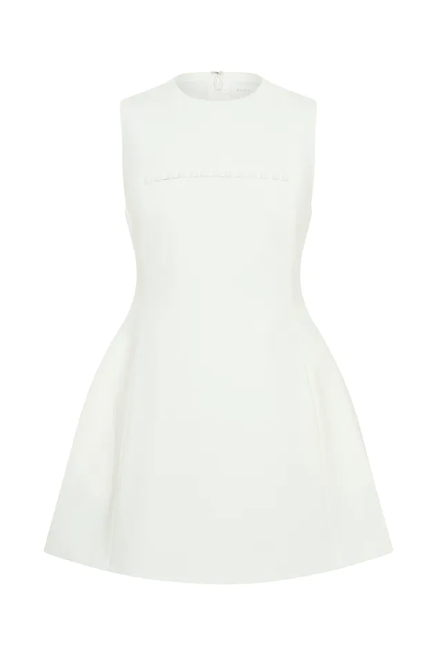 Women Meshki Dresses Winona Suiting Mini Dress With Cut Out 8211 White