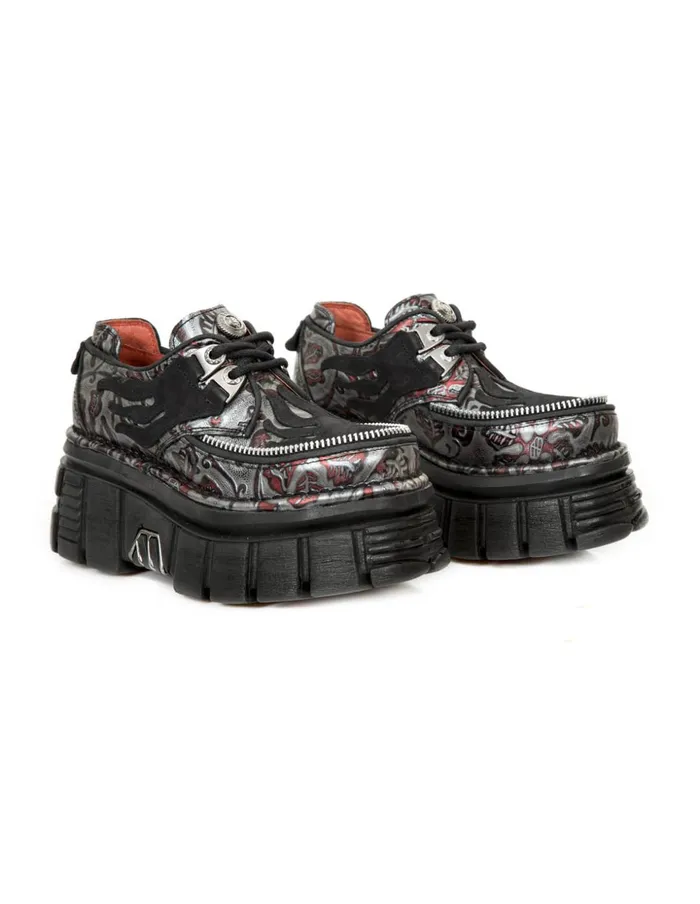 Women Metallic M387C12 New Rock Platform