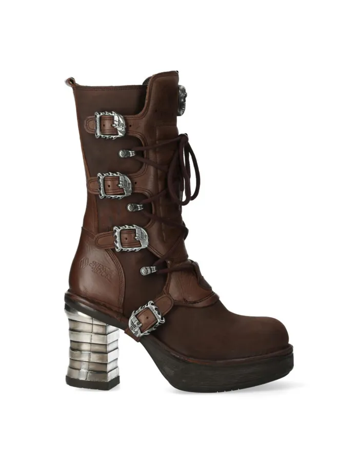Women Metallic M8374C2 New Rock Boots Women Metallic M8374C2 New Rock Boots