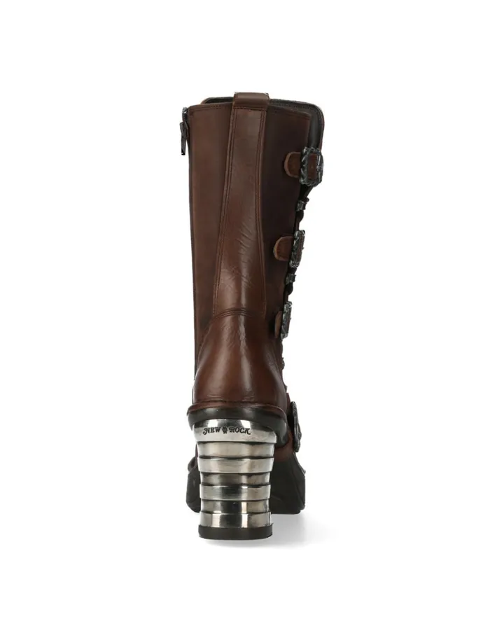 Women Metallic M8374C2 New Rock Boots Women Metallic M8374C2 New Rock Boots