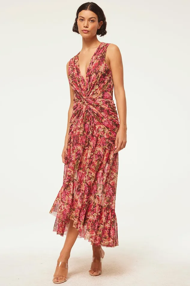 Women MISA Los Angeles Dresses AVA DRESS Sedona Abstract