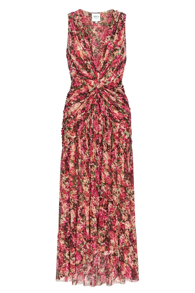 Women MISA Los Angeles Dresses AVA DRESS Sedona Abstract