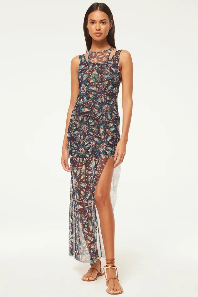 Women MISA Los Angeles Dresses FERNANDA DRESS Indigo Burst
