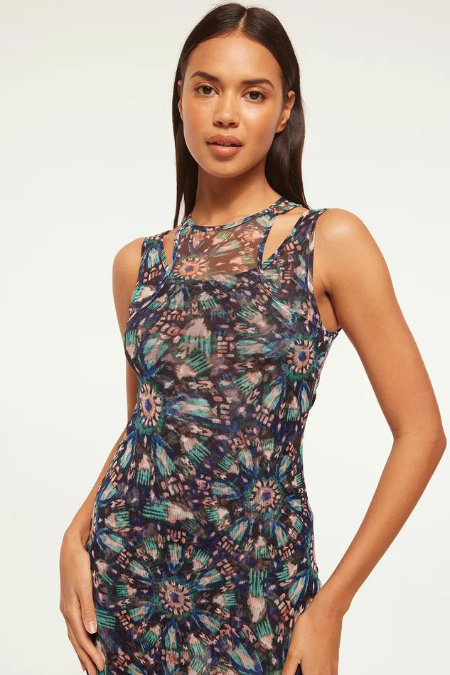Women MISA Los Angeles Dresses FERNANDA DRESS Indigo Burst