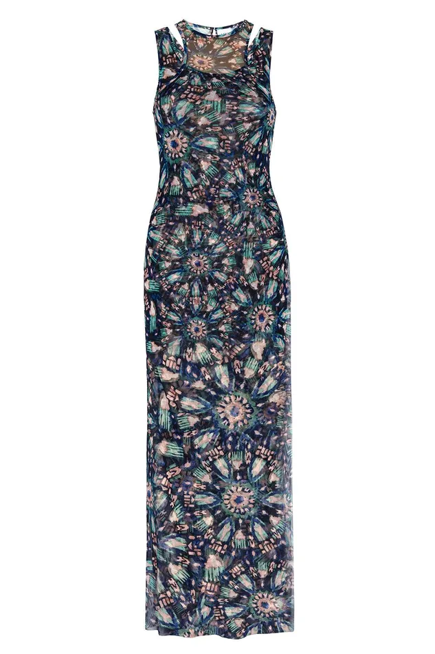 Women MISA Los Angeles Dresses FERNANDA DRESS Indigo Burst