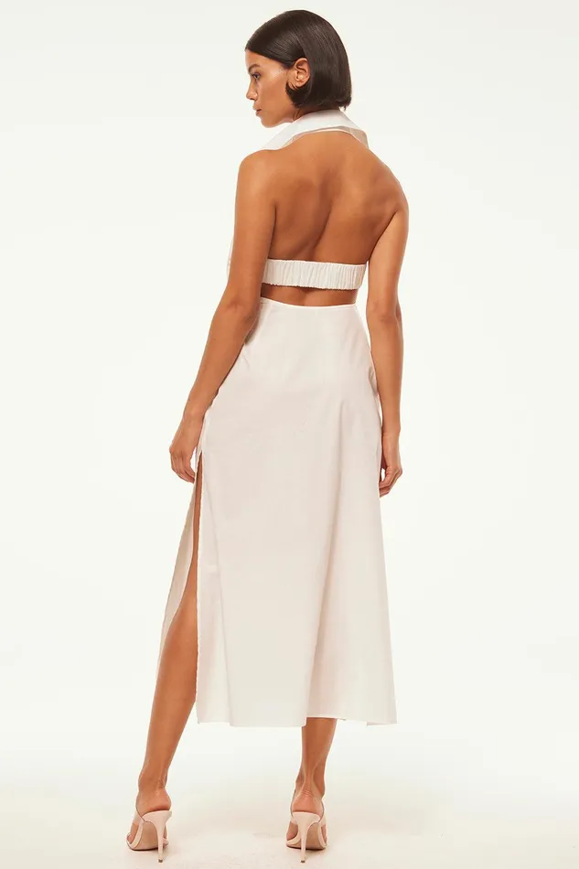 Women MISA Los Angeles Dresses JESSIKA DRESS White