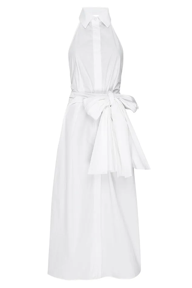 Women MISA Los Angeles Dresses JESSIKA DRESS White
