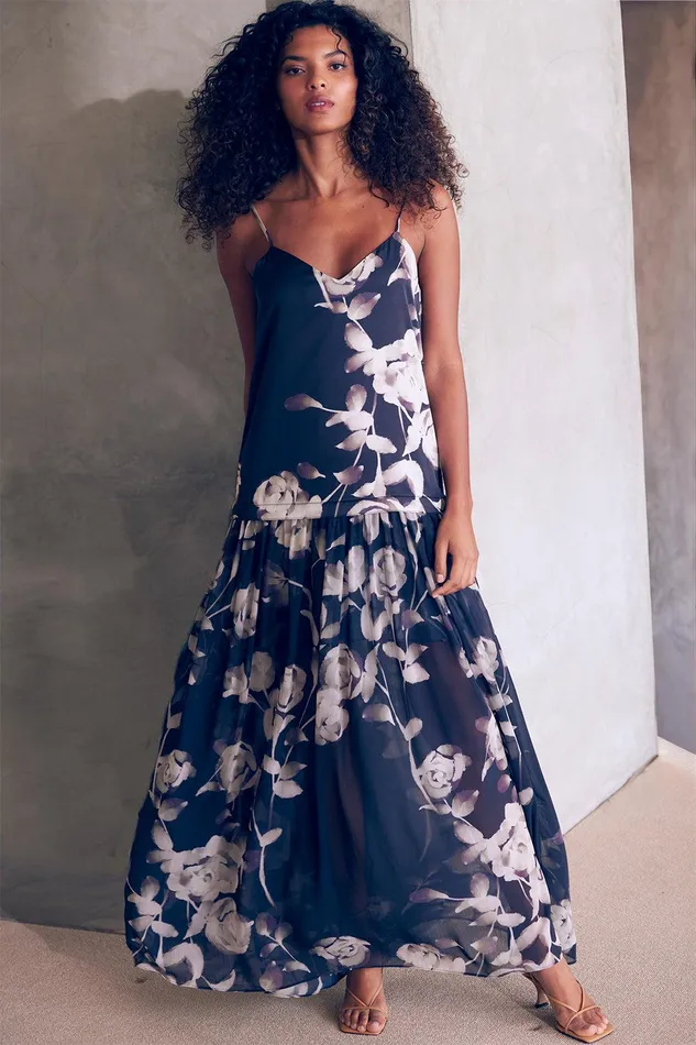 Women MISA Los Angeles Dresses PAULINE DRESS Faded Rose Mix