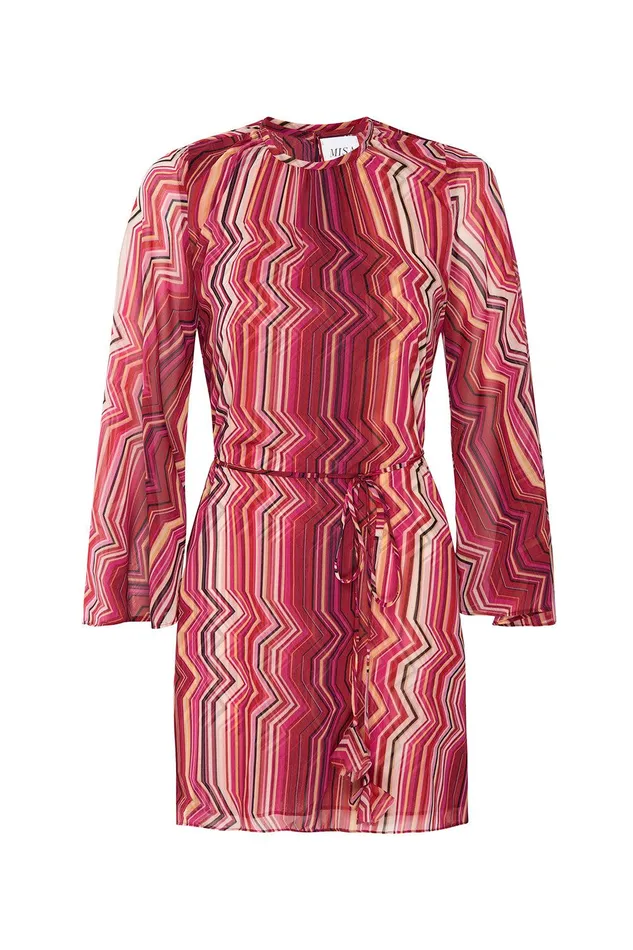 Women MISA Los Angeles Dresses PETRA DRESS La Banda Crimson