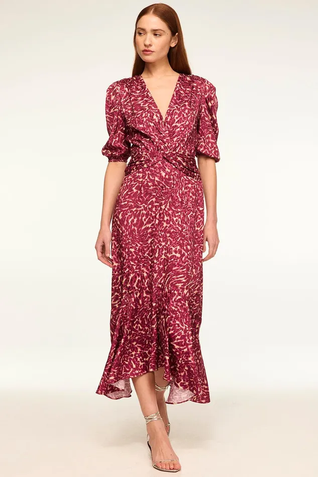 Women MISA Los Angeles Dresses ROSALIE DRESS Fauna Abstract