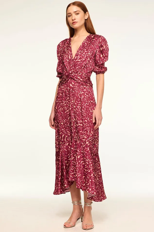 Women MISA Los Angeles Dresses ROSALIE DRESS Fauna Abstract