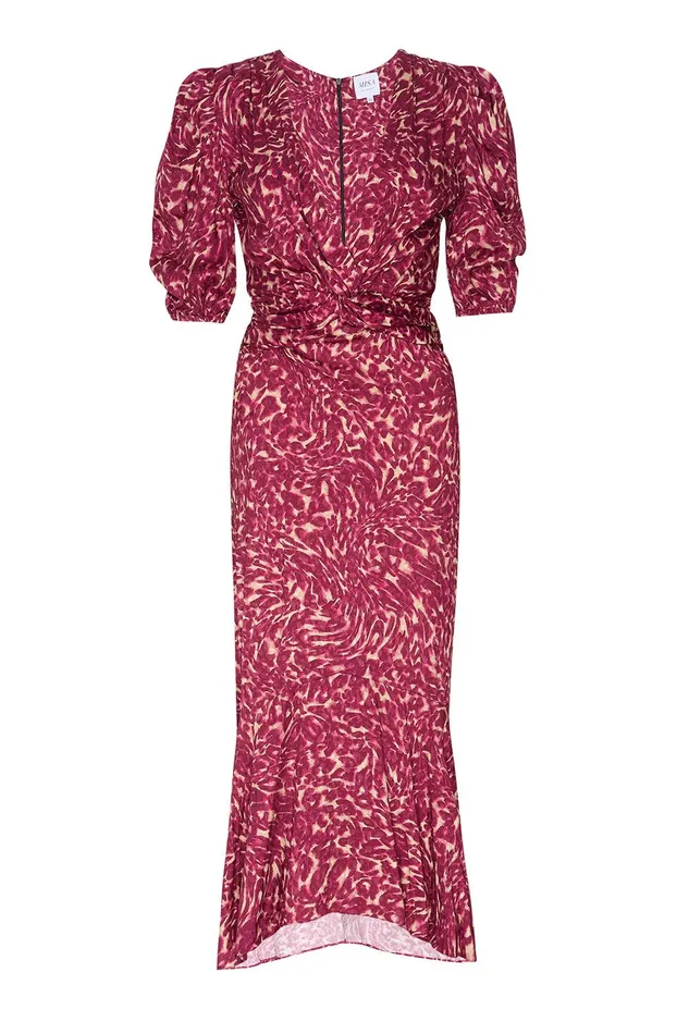 Women MISA Los Angeles Dresses ROSALIE DRESS Fauna Abstract