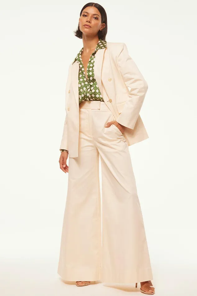 Women MISA Los Angeles Pants NICO PANT Parchment