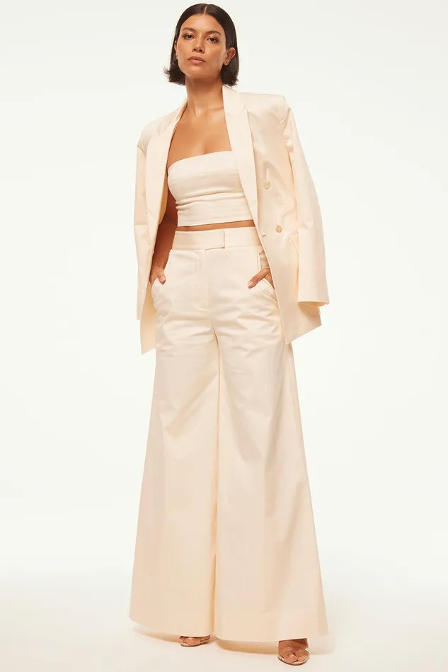 Women MISA Los Angeles Pants NICO PANT Parchment