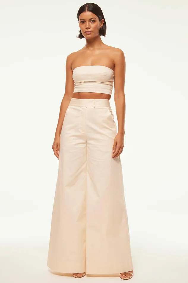 Women MISA Los Angeles Pants NICO PANT Parchment