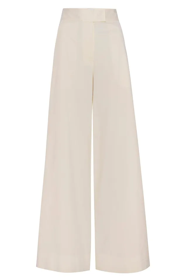 Women MISA Los Angeles Pants NICO PANT Parchment