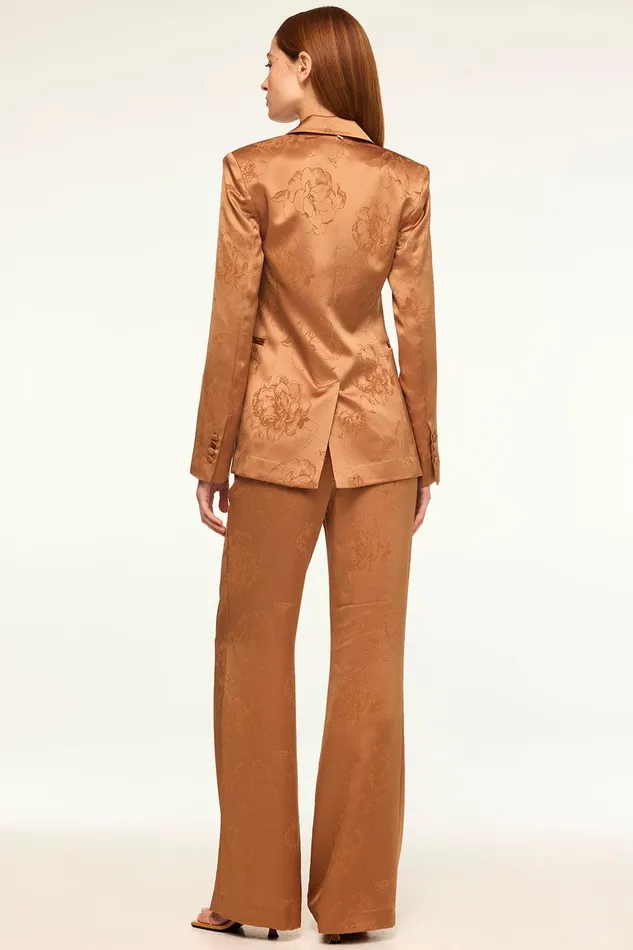 Women MISA Los Angeles Pants REMI PANT Straw Jacquard