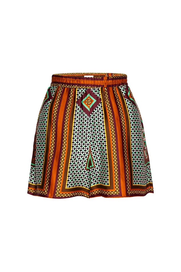 Women MISA Los Angeles Skirts and Shorts ELAM SHORT Positano Scarf