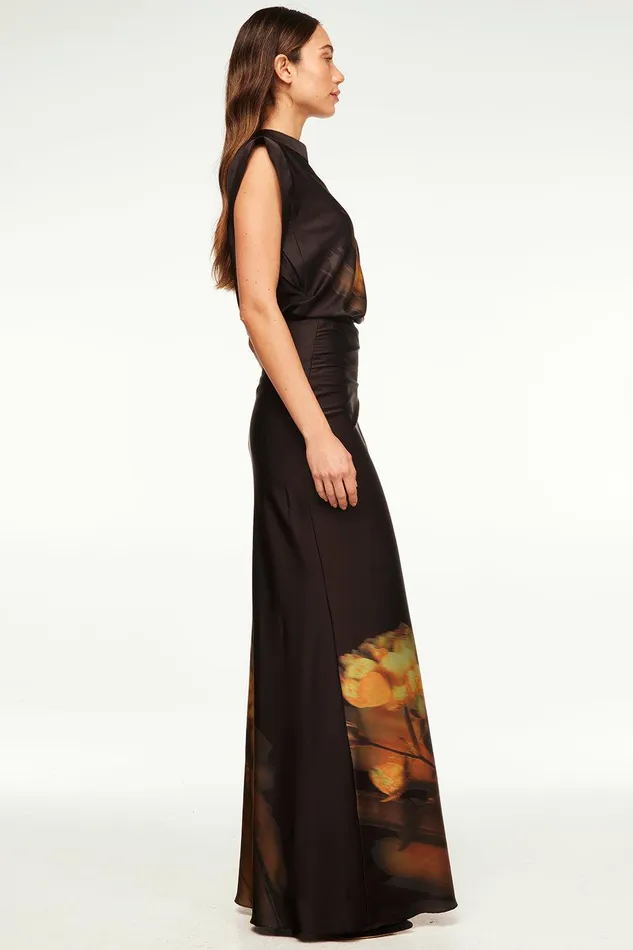 Women MISA Los Angeles Skirts and Shorts SIERRA SKIRT Midnight Orchid