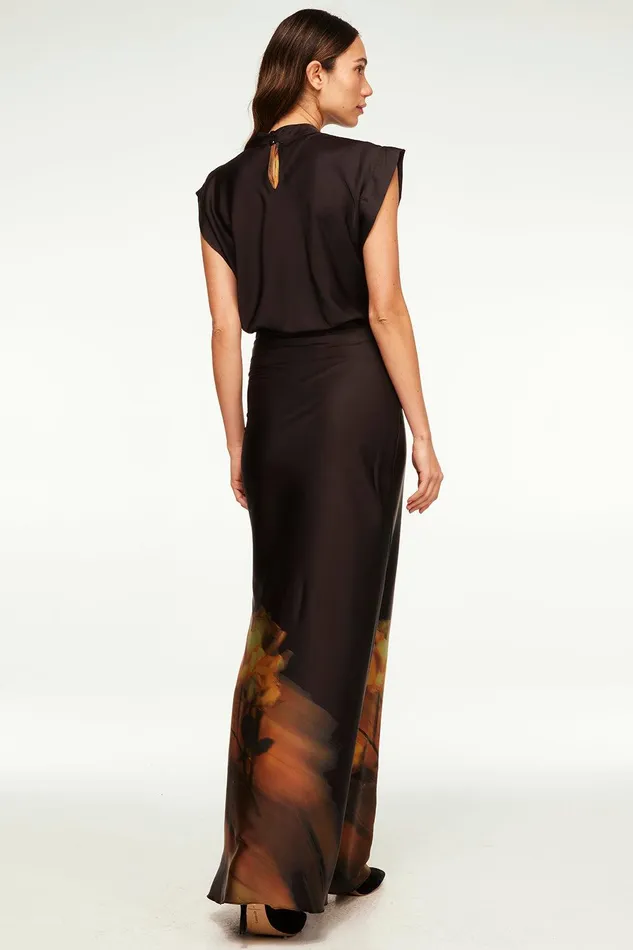 Women MISA Los Angeles Skirts and Shorts SIERRA SKIRT Midnight Orchid