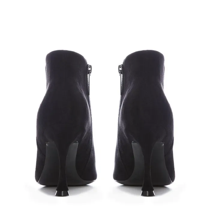 Women Moda In Pelle Black Boots M By Moda Myrra Black Alcantara