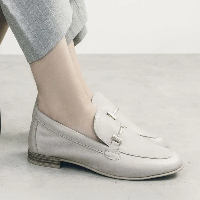 Women Moda In Pelle Casual Shoes Bsoleful BWinnie Beige Leather