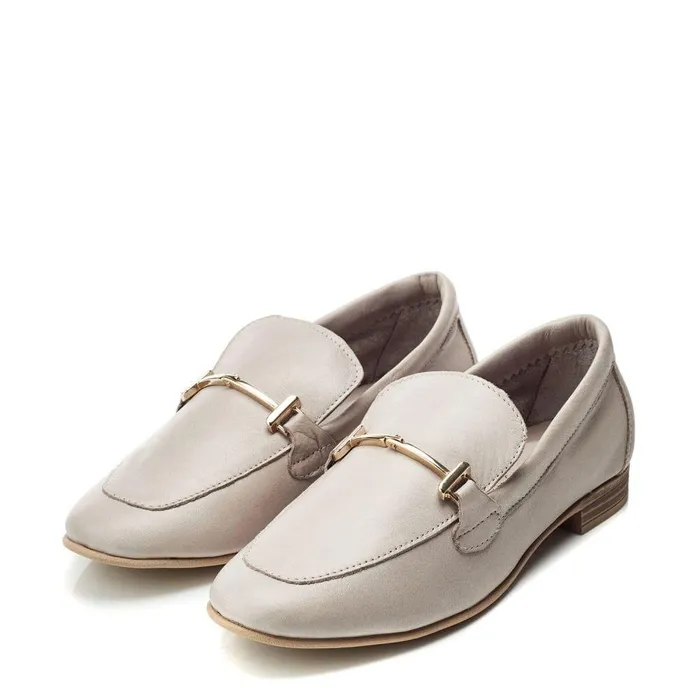 Women Moda In Pelle Casual Shoes Bsoleful BWinnie Beige Leather