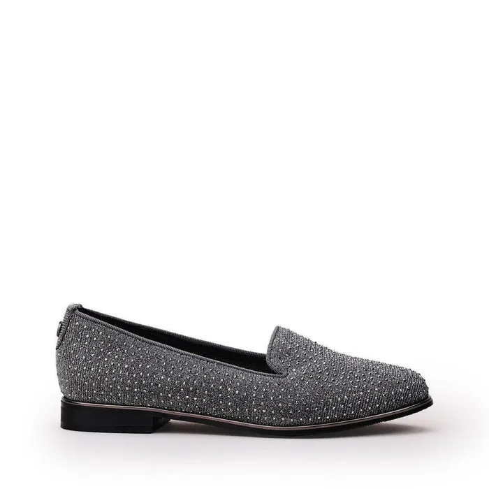 Women Moda In Pelle Casual Shoes Emmas Pewter Textile