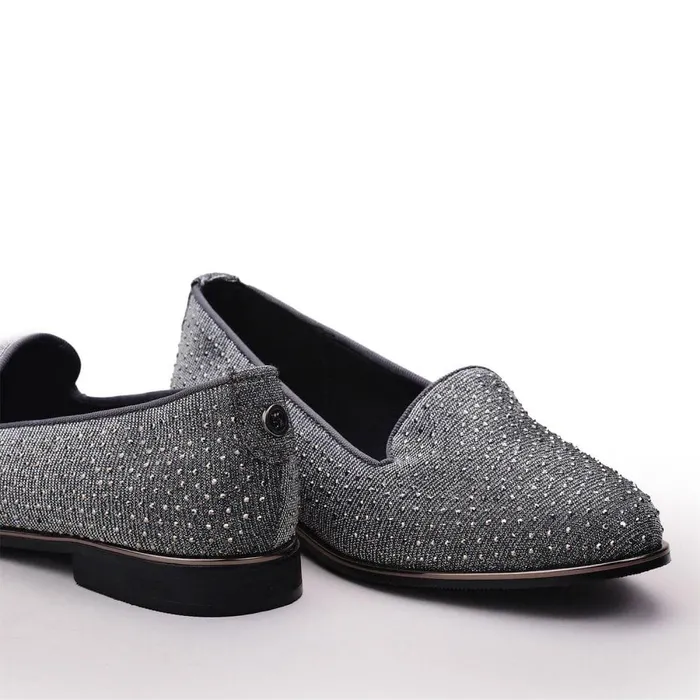 Women Moda In Pelle Casual Shoes Emmas Pewter Textile