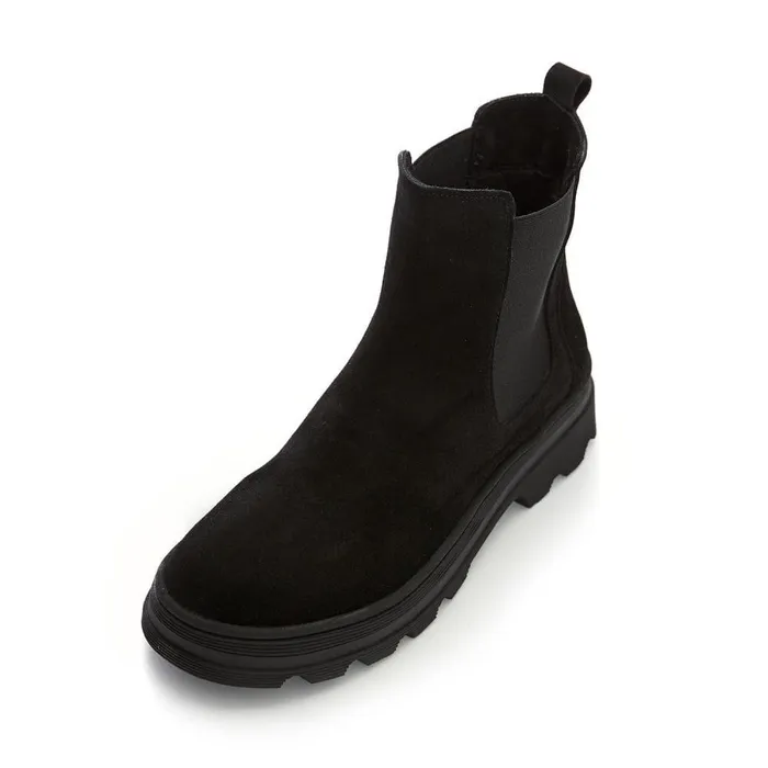 Women Moda In Pelle Chelsea Boots Bsoleful B Arctic Black Suede