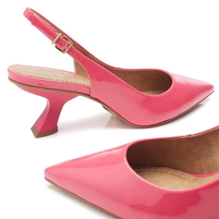 Women Moda In Pelle Court Shoes Jeyelia Pink Patent Leather