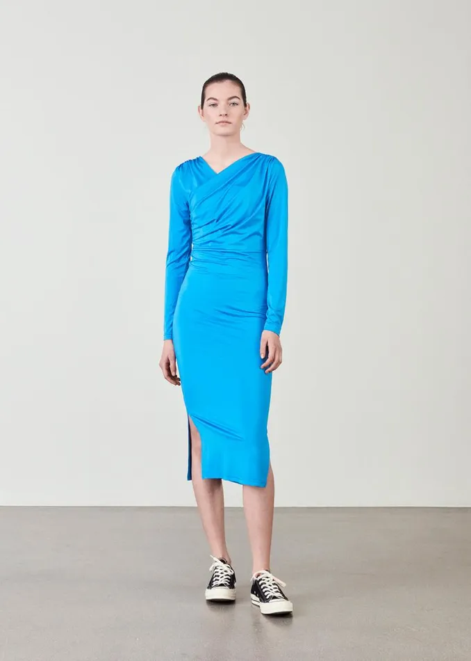 Women Modstrm Dresses ArniMD Dress Malibu Blue Women Modstrm Dresses ArniMD Dress Malibu Blue