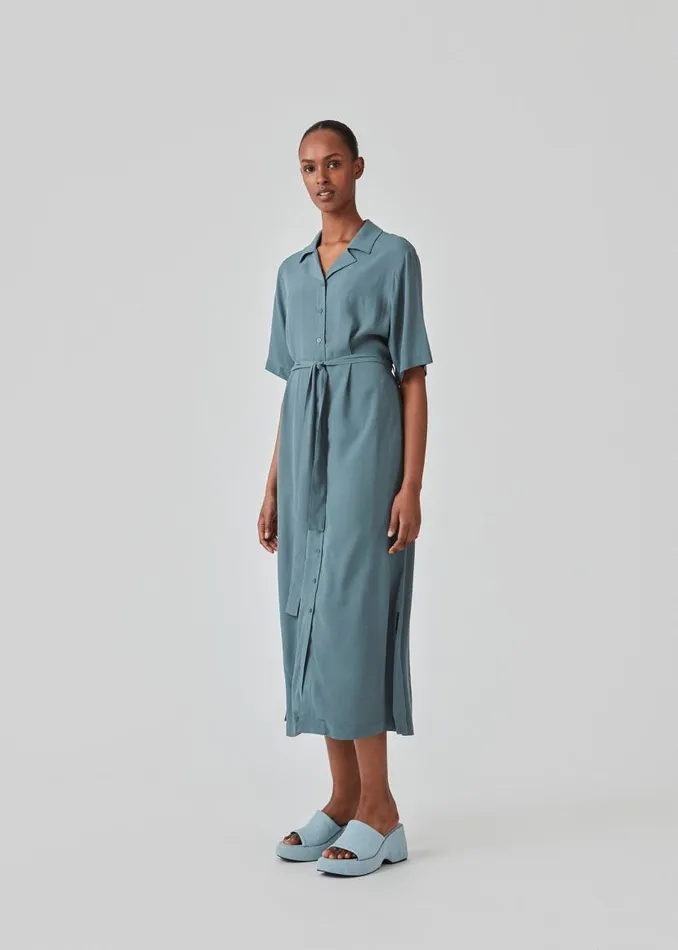 Women Modstrm Dresses DafneMD Long Dress Stormy Sea