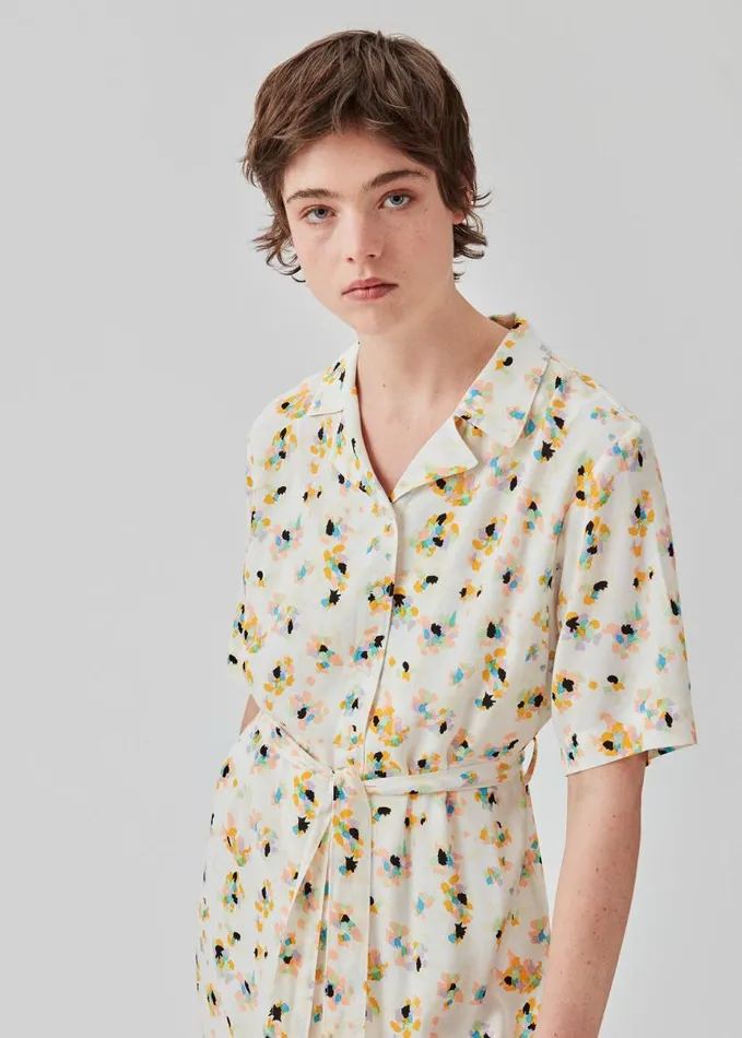 Women Modstrm Dresses DafneMD Long Print Dress Flower Sparkles