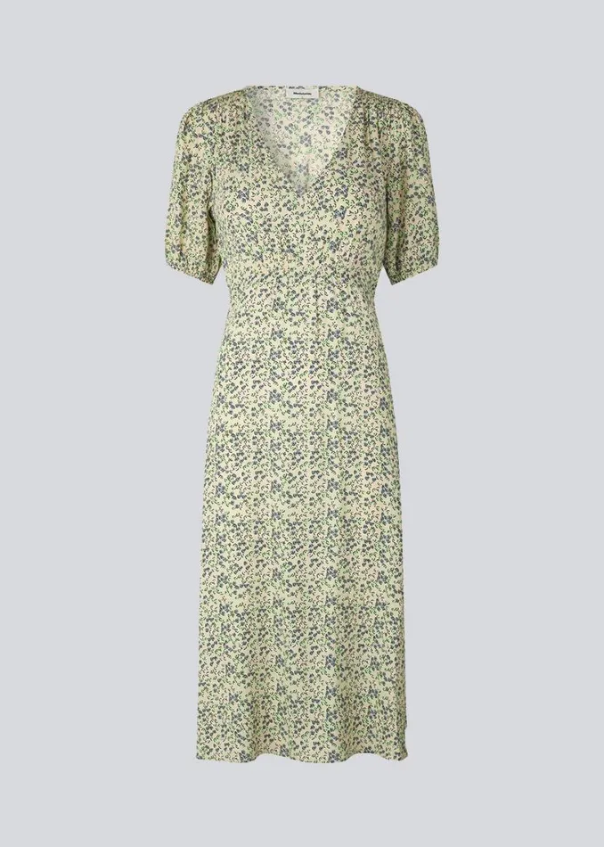 Women Modstrm Dresses RavenMD Long Print Dress Bobble Bloom Jade Women Modstrm Dresses RavenMD Long Print Dress Bobble Bloom Jade