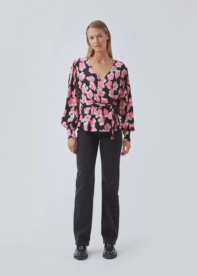 Women Modstrm Tops BibbieMD Print Top Cosmos Fleur