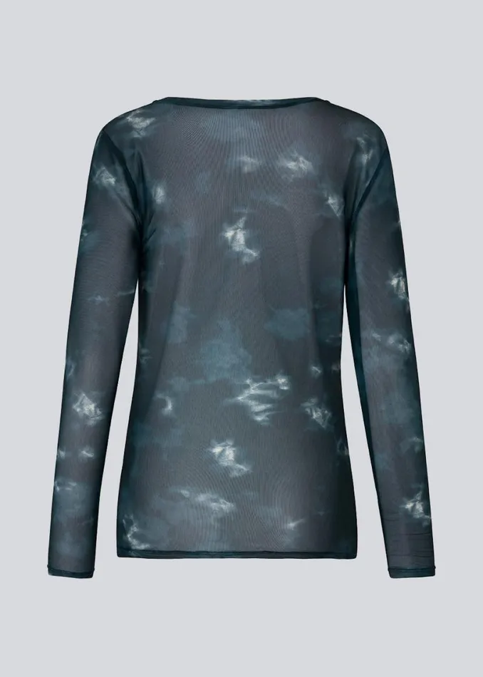 Women Modstrm Tops CliffordMD LS Print Top Midnight Tie Dye Women Modstrm Tops CliffordMD LS Print Top Midnight Tie Dye