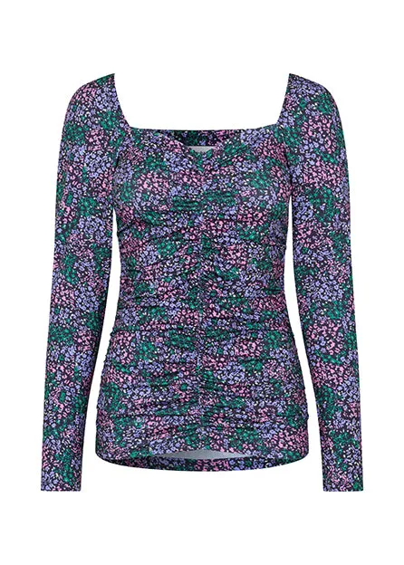 Women Modstrm Tops TilloMD Print Top Poetry Flower