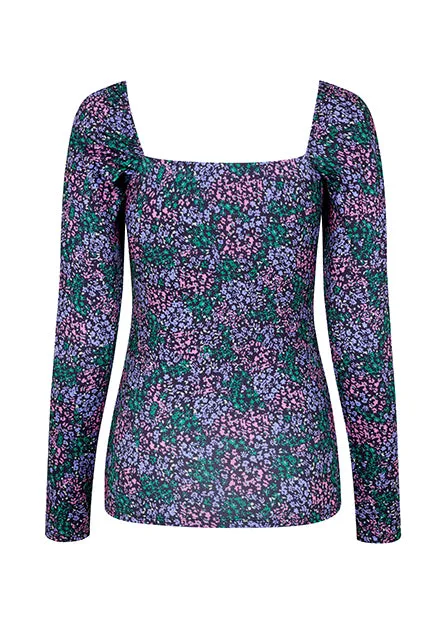 Women Modstrm Tops TilloMD Print Top Poetry Flower Women Modstrm Tops TilloMD Print Top Poetry Flower