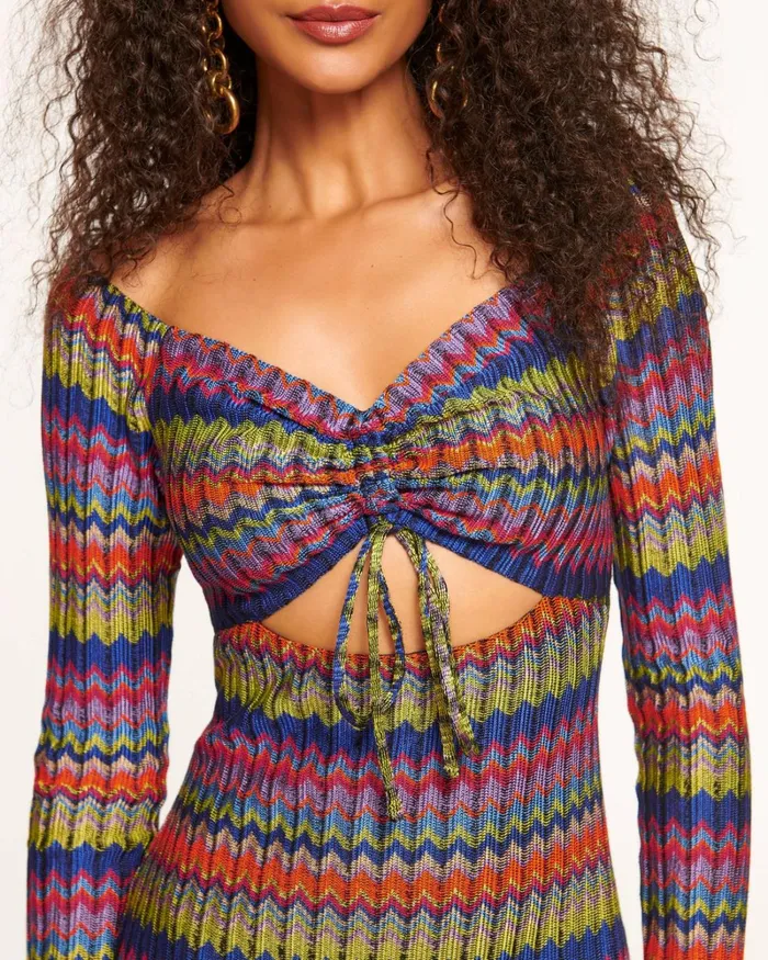 Women Natalie Cutout Maxi Dress Retro Chevron Ramy Brook Dresses Women Natalie Cutout Maxi Dress Retro Chevron Ramy Brook Dresses