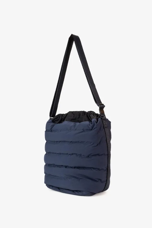 Women Navy Blue Pad Bucket Bag Ecoalf Handbags