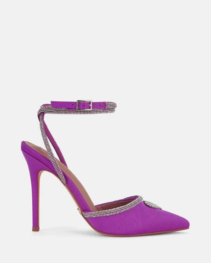 Women NOVO Shoes ZAHARI Magenta Pumps