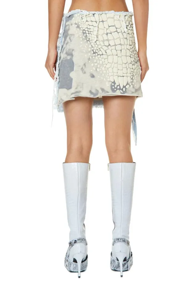 Women OHopl Bluewhite Diesel Skirts Women OHopl Bluewhite Diesel Skirts