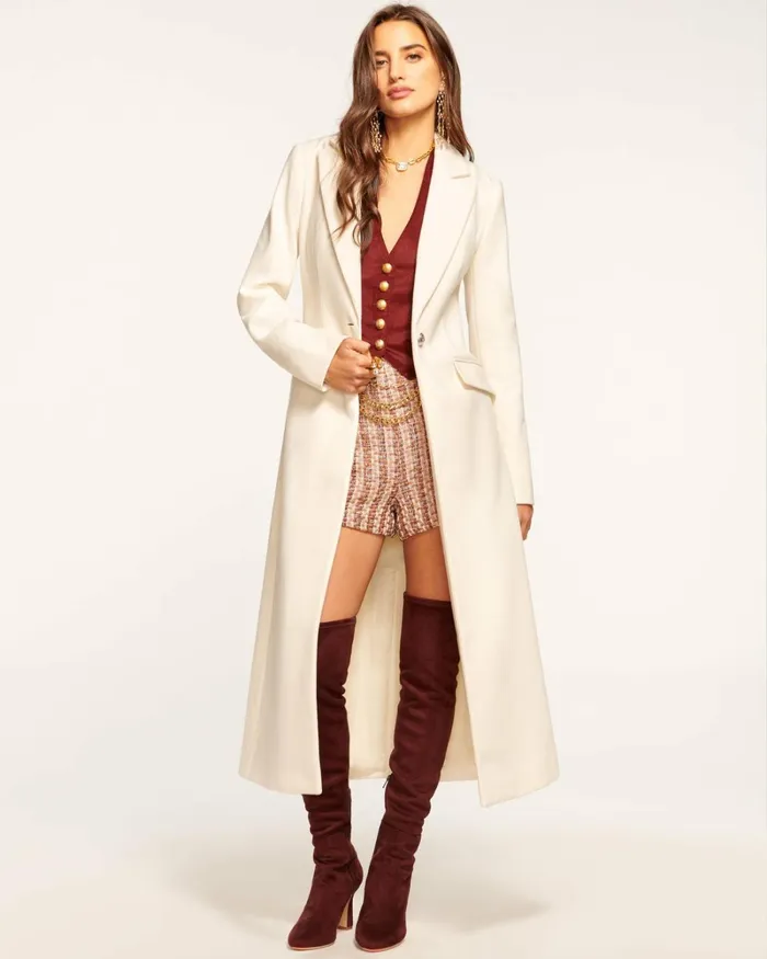 Women Ophelia Coat Ivory Ramy Brook Jackets Women Ophelia Coat Ivory Ramy Brook Jackets