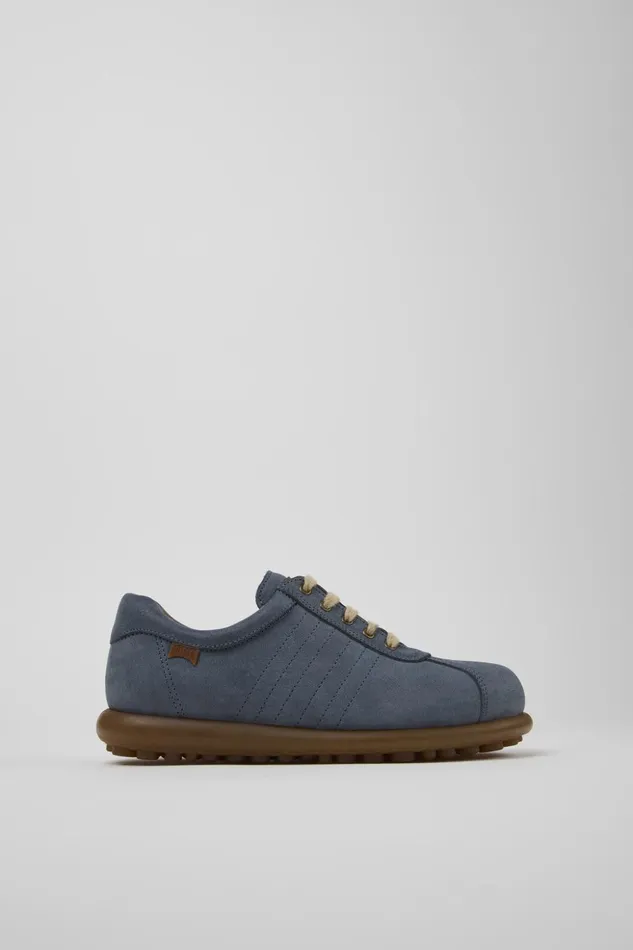 Women Pelotas Blue Nubuck Shoe Camper Casual Shoes Women Pelotas Blue Nubuck Shoe Camper Casual Shoes