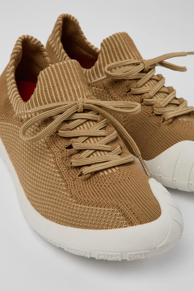 Women Peu Path Brown Textile Sneaker Camper Sneakers