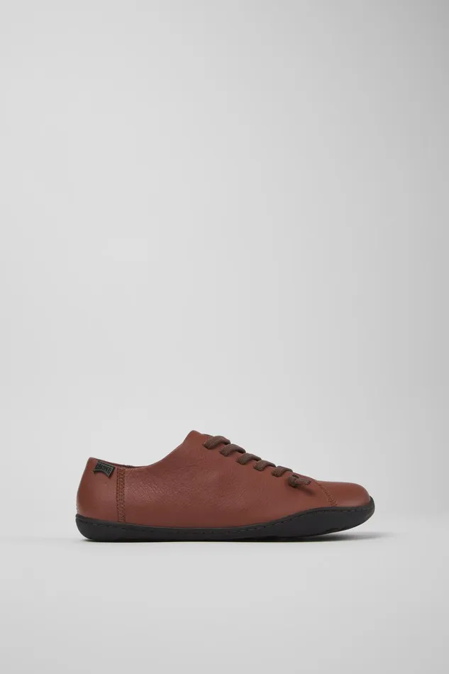 Women Peu Red Leather Shoes Camper Casual Shoes Women Peu Red Leather Shoes Camper Casual Shoes